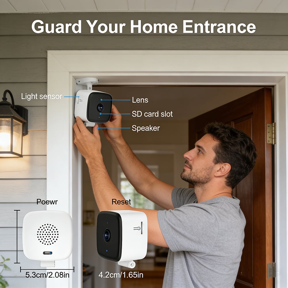 Smart Wi-Fi Indoor Security Camera