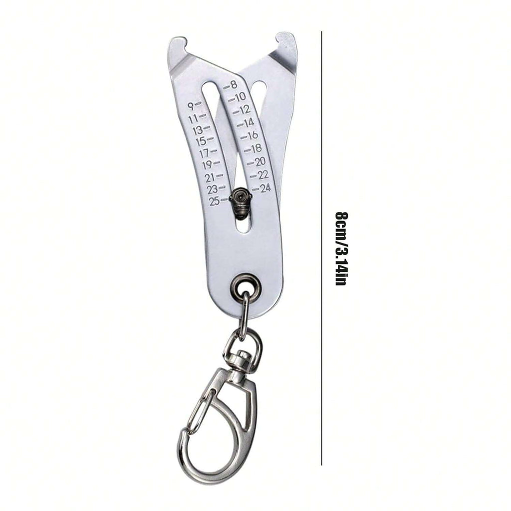 Portable Precise Thread Size Checker Keychain