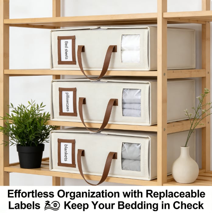 Foldable Sheet Storage Set – Keep Your Bedding Organized and Neat 🛏️✨