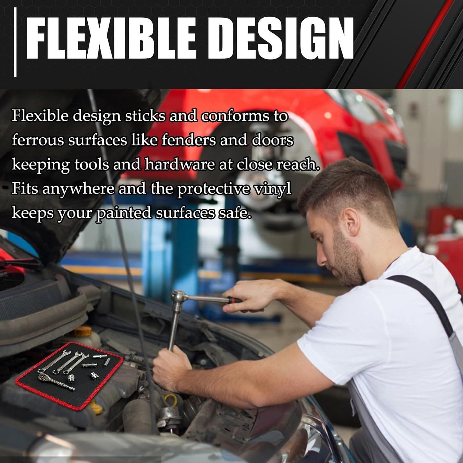 Transform Your Workspace with the Ultimate Magnetic Tool Parts Mat Set! 🛠️