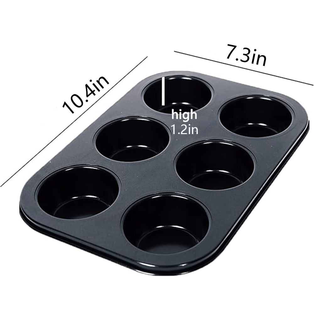 Non-Stick Baking Pans, Easy to Clean and Perfect for Making Jumbo Muffins,Cupcakes or Mini Cakes