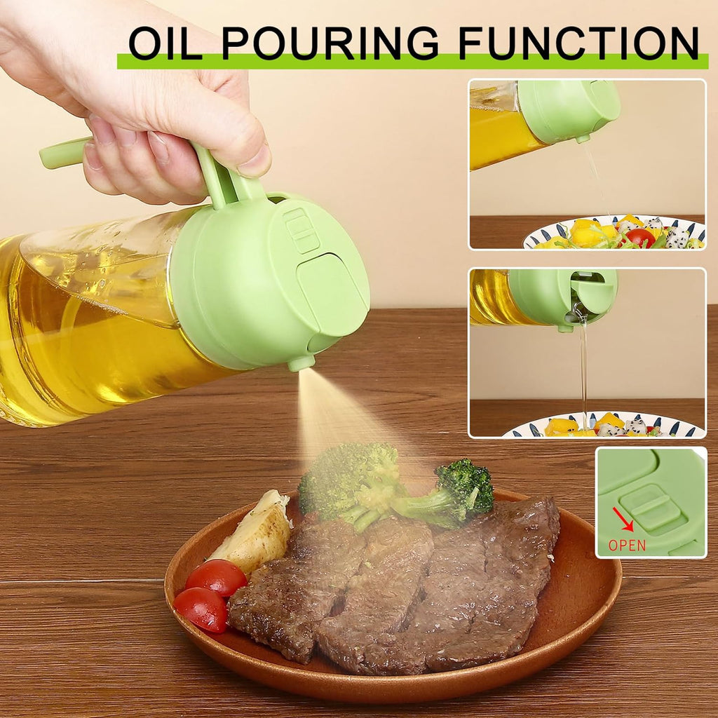 2-in-1 Olive Oil Sprayer for Cooking 470ml