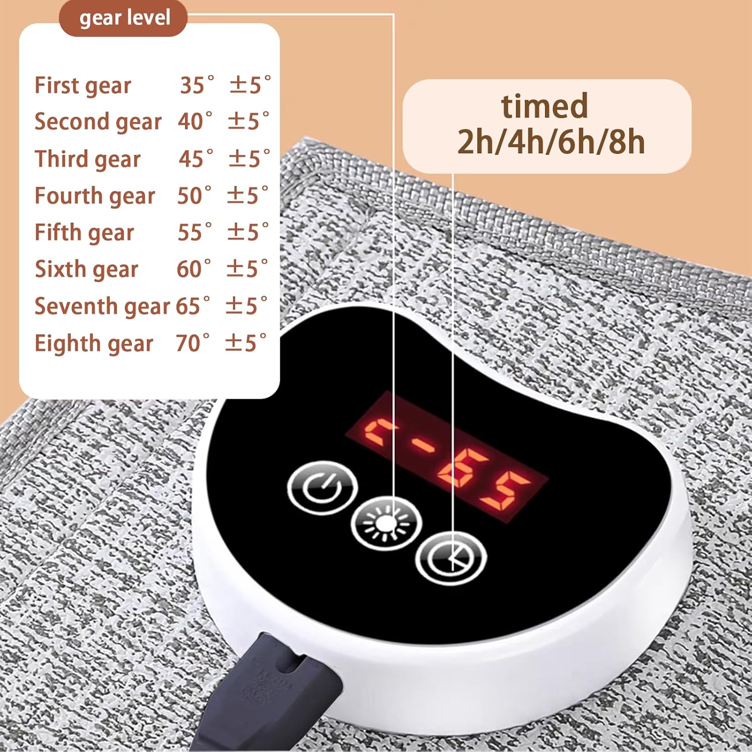 Foldable heating wall — standing infrared heating