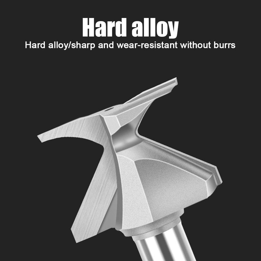 R18/R30/R50 Woodworking Arc Integrated Slotting Trimming Machine Milling Tool