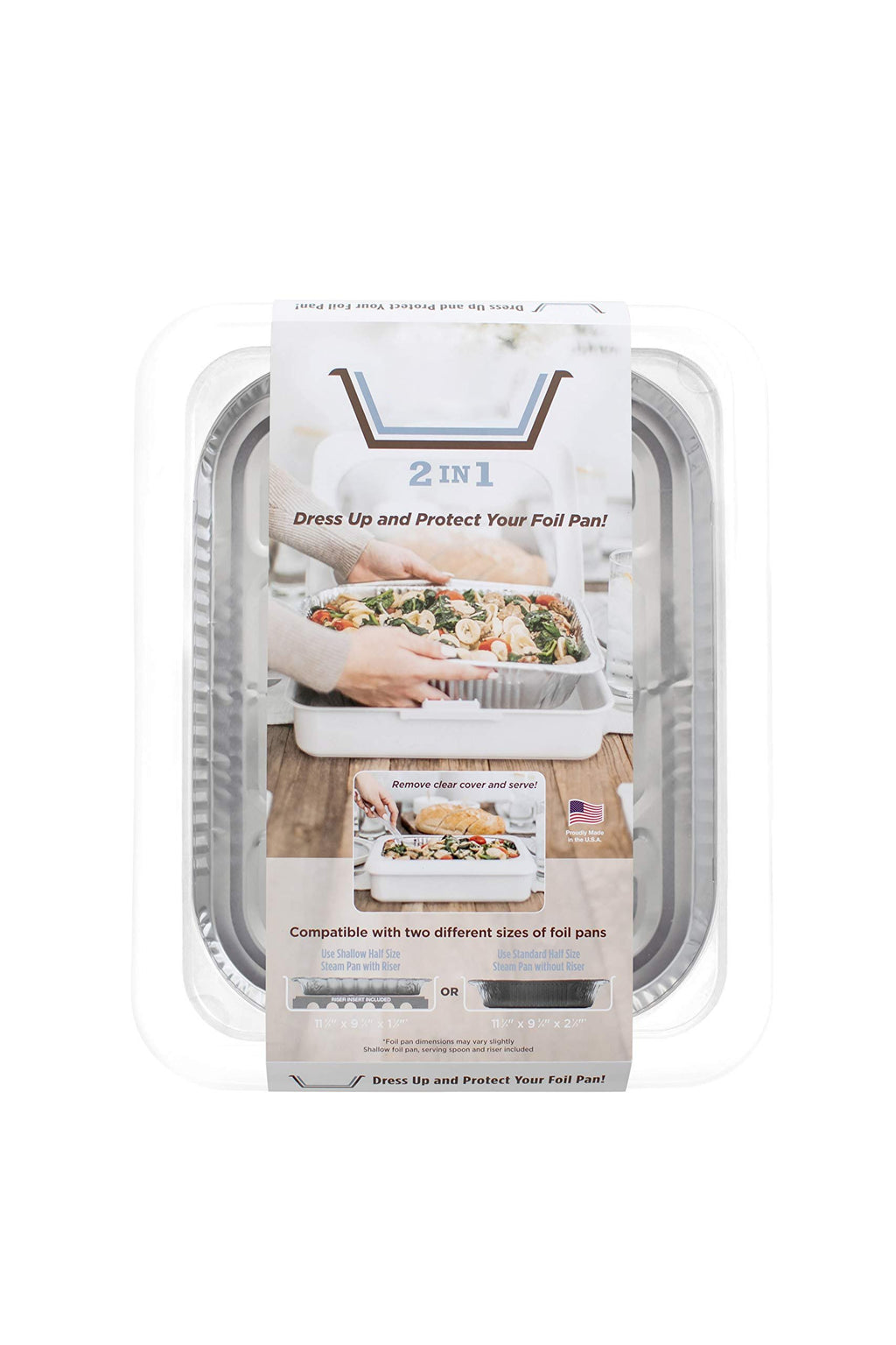 🎉Aluminium Foil Trays with Removable Riser