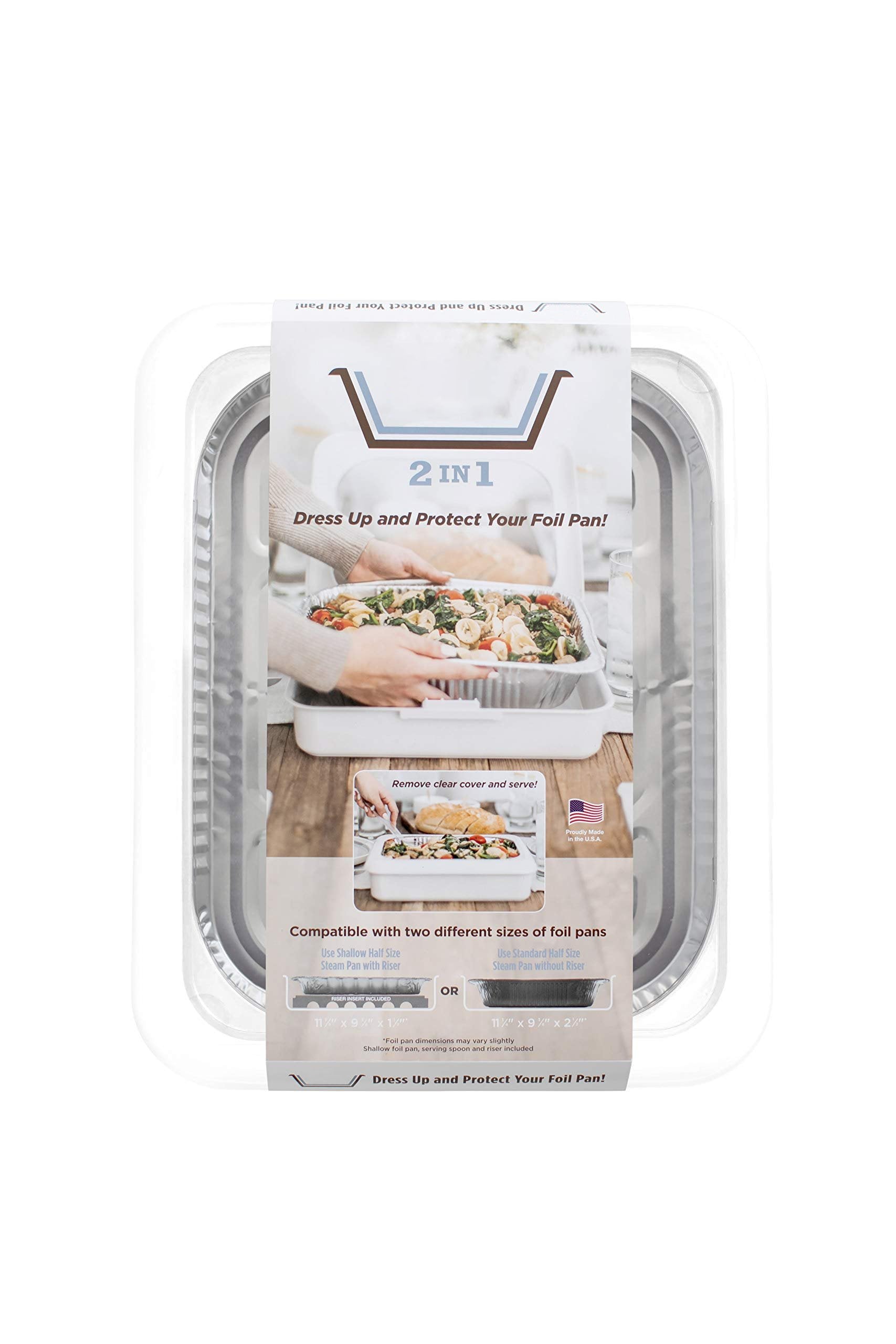 🎉Aluminium Foil Trays with Removable Riser