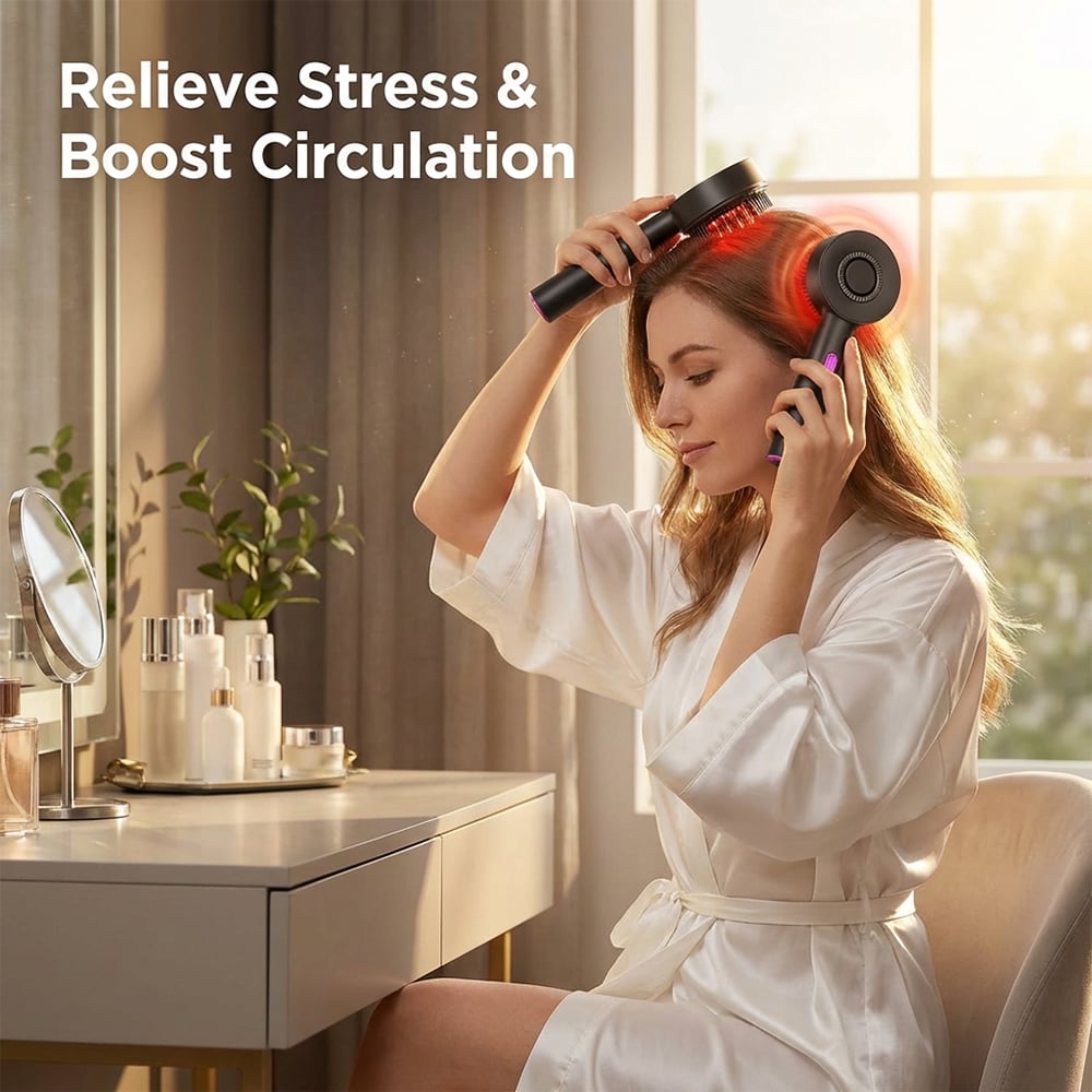 💆‍♀️ 3 in 1 Scalp Massager Hair Growth Hair Oil Applicator