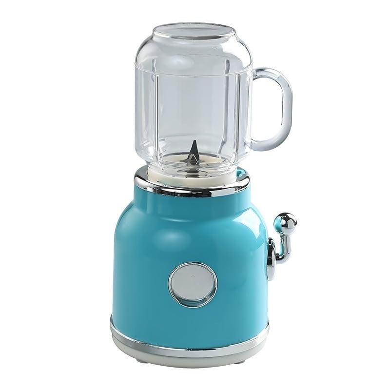 Portable Juicer with Two Cups & Small Ice Blender – Large Capacity, Easy to Clean, Perfect for Campsite Blending 🍹