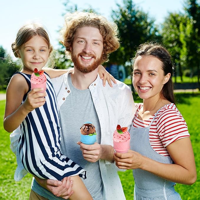 Colorful Delight: Versatile Ice Cream Cone Holders for Every Occasion