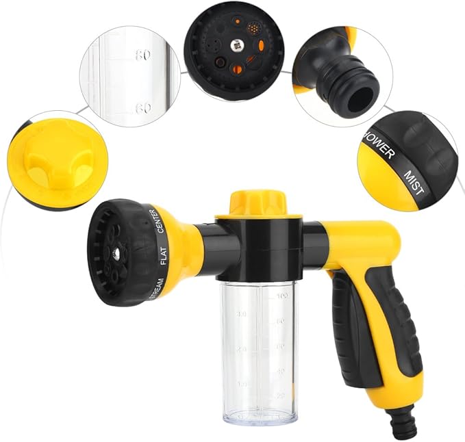 Versatile Foam Blaster: The Ultimate Tool for Car Washing, Garden Watering, and Gentle Pet Bathing