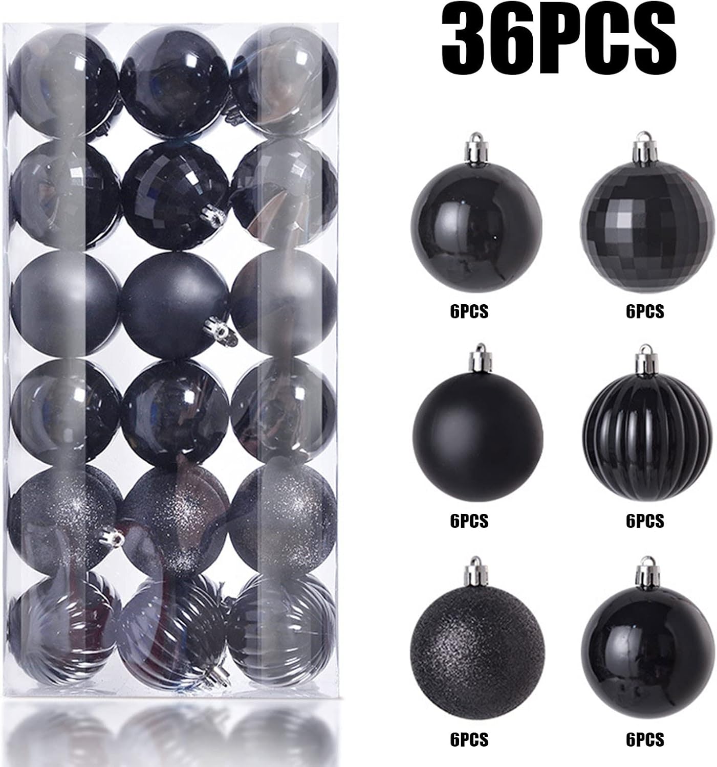 36 adornos de bola de Navidad