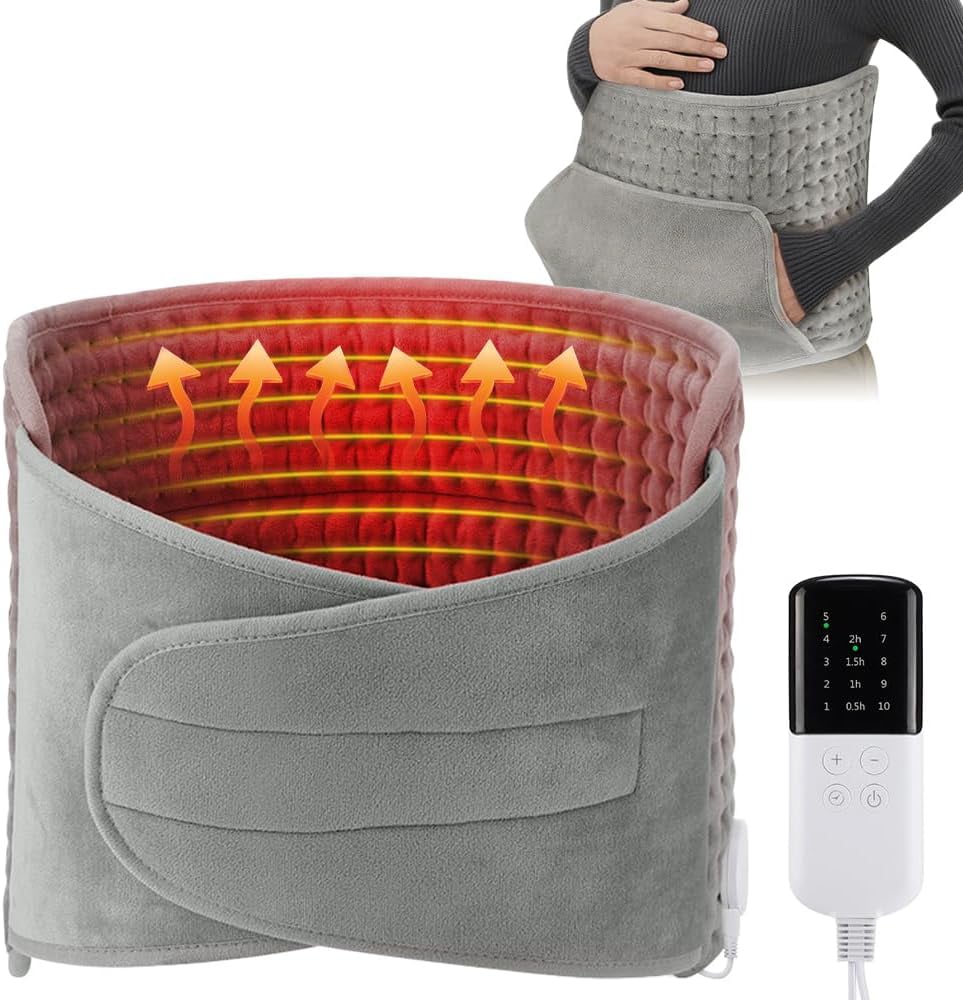 Electric Heat Belt for Back, Waist & Abdomen