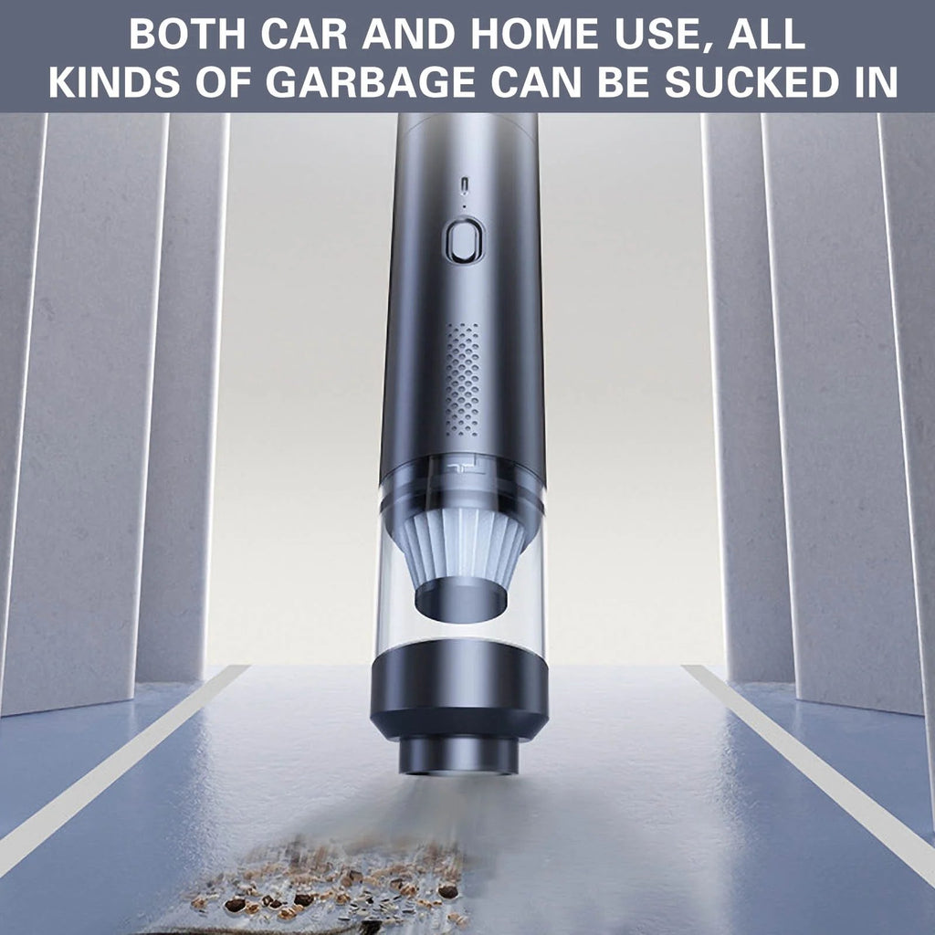 4-in-1 Multi-Function Car Vacuum Cleaner, Portable Air Pump, Wireless Vacuum & Mini Blower