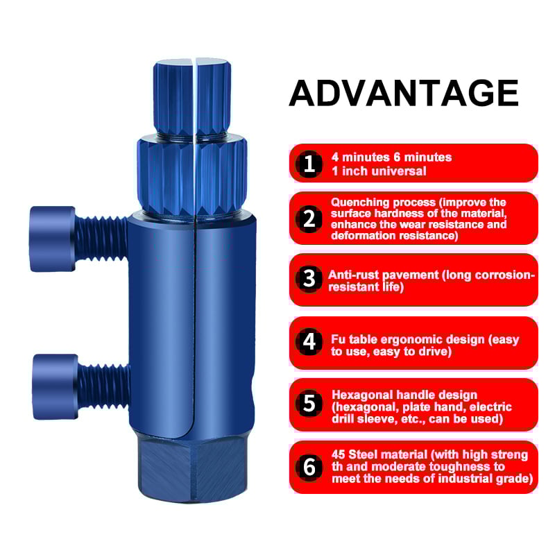 Faucet Installation and Disassembly Tool - Screw Extractor Set