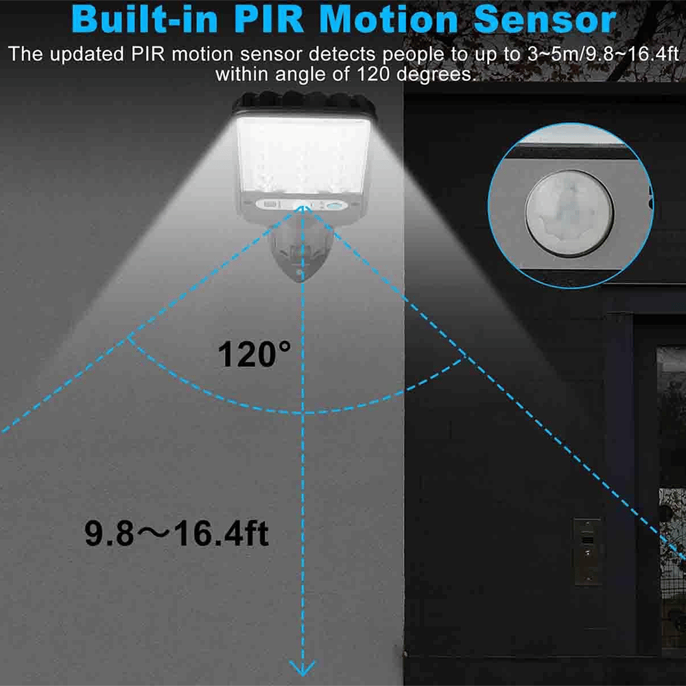Powerful Solar Street Light for Outdoor Security & Illumination