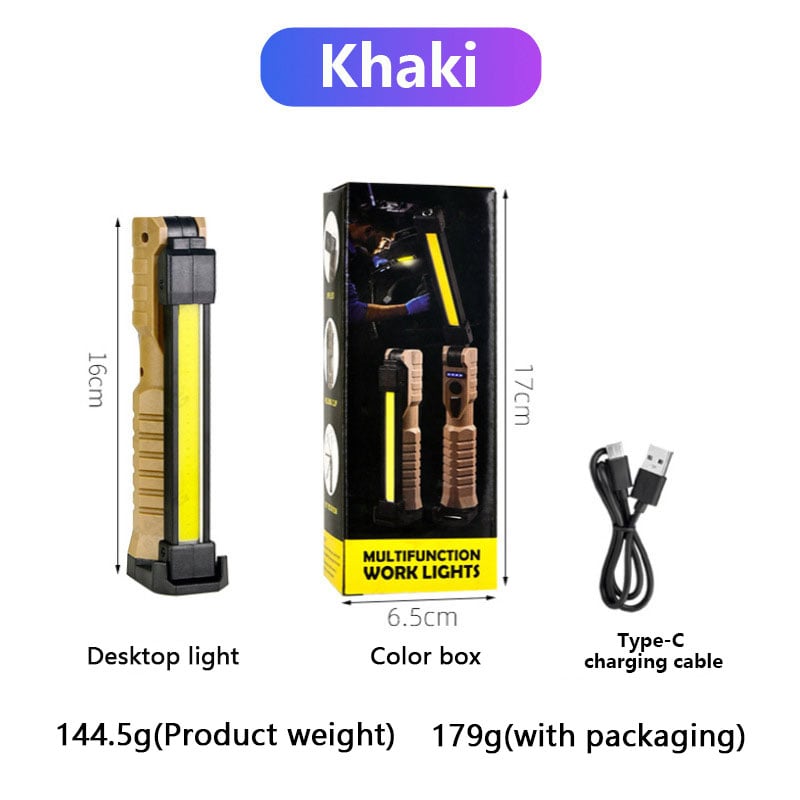 🔦✨USB Rechargeable Mini Flashlight – Magnetic, Multiple Lighting Modes, Perfect for Outdoor & Emergency Use