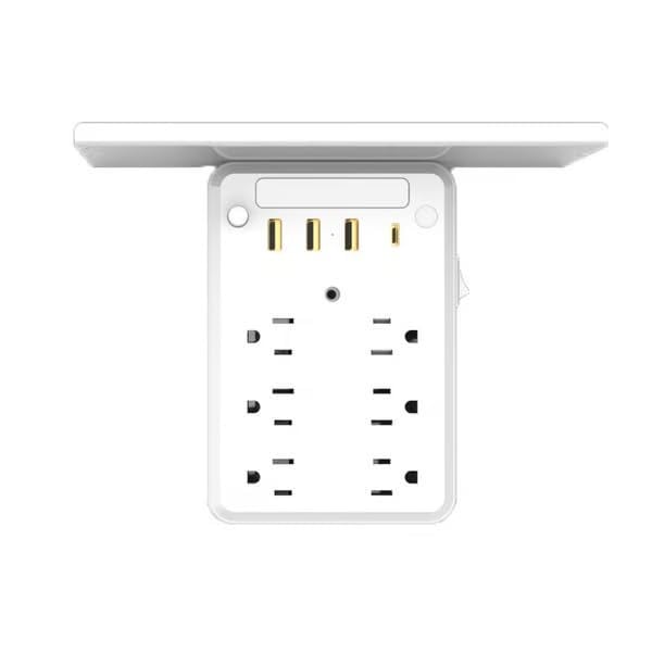 Wall Socket Extender with Shelf & USB Ports – Organize & Power Up Your Space 🌟
