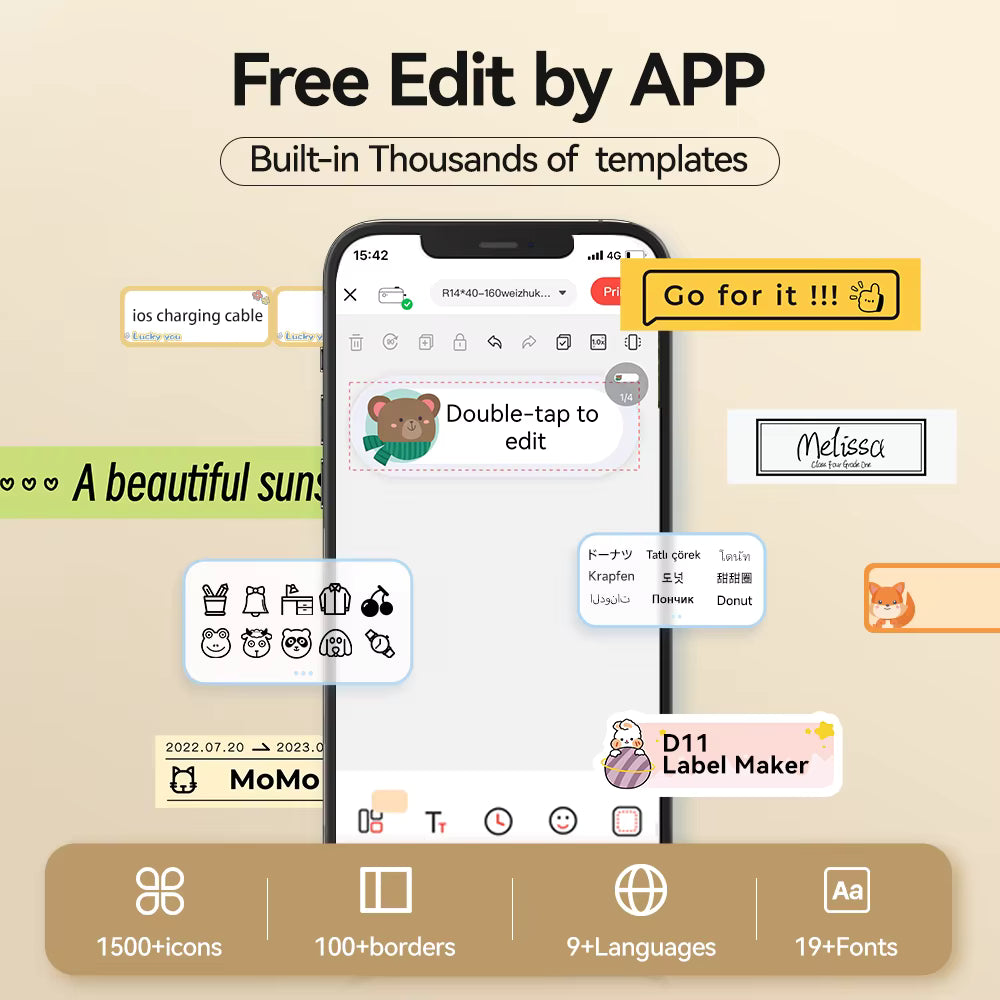 Portable Inkless Label Printe