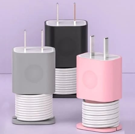 (🎄Christmas Big Sale -50% OFF)2 In 1 Silicone Charger Protector