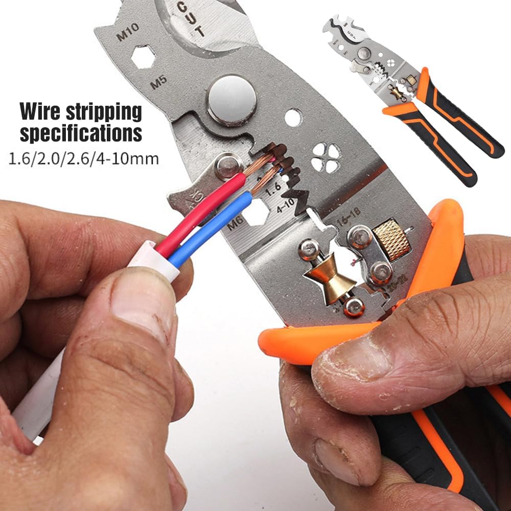 Multifunctional Wire Stripper Crimping Pliers