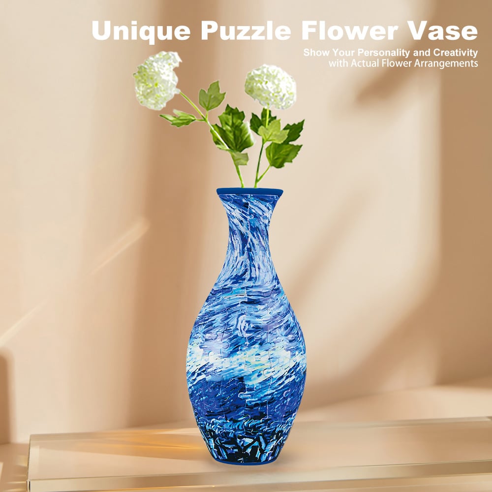 3D Puzzle Vase  – Ideal Gift for Craft Enthusiasts