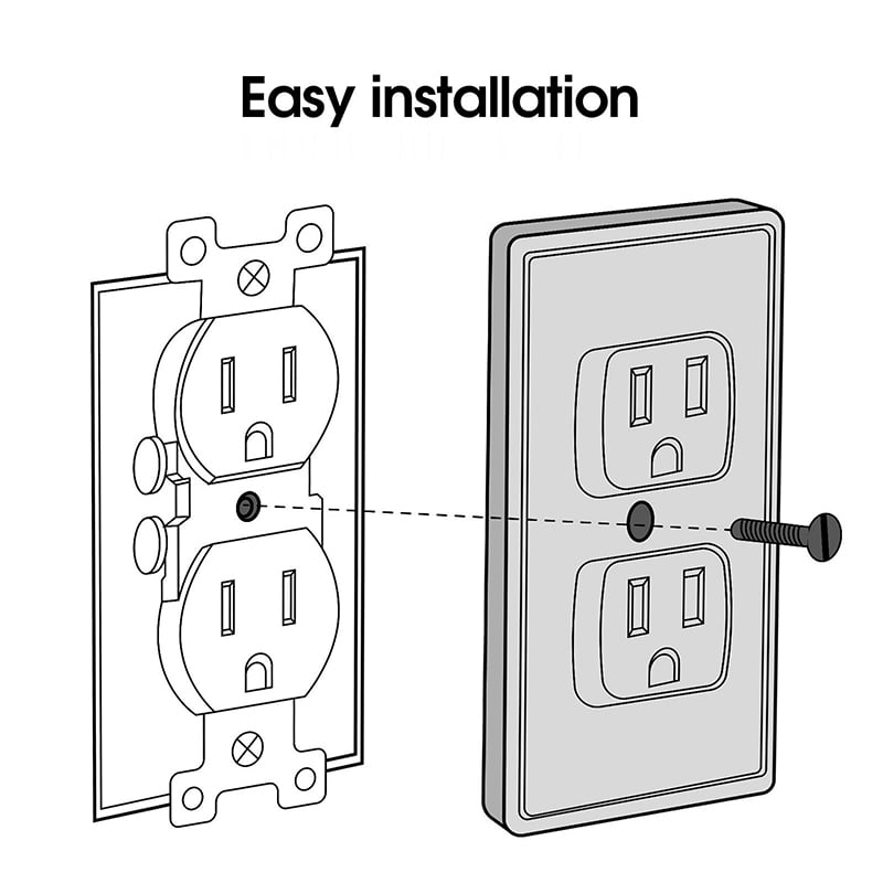Safety Innovations Self-Closing Babyproof Outlet Covers