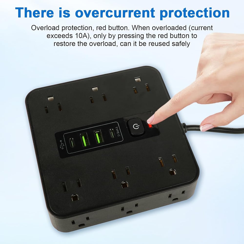 16-in-1 Power Strip Surge Protector