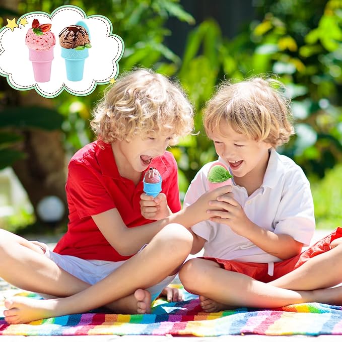 Colorful Delight: Versatile Ice Cream Cone Holders for Every Occasion