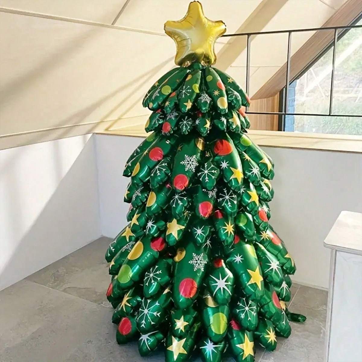 🎄4D Standing Large Christmas Tree Foil Balloon