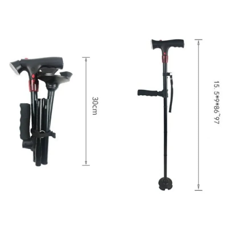 🔥HOT SALE- 49% OFF🎁 LED With alarm Walking Collapsible Telescopic Cane