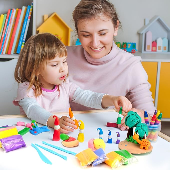 36-Color Air Dry Clay Set | Safe, Fun, and Creative Playtime for Kids!