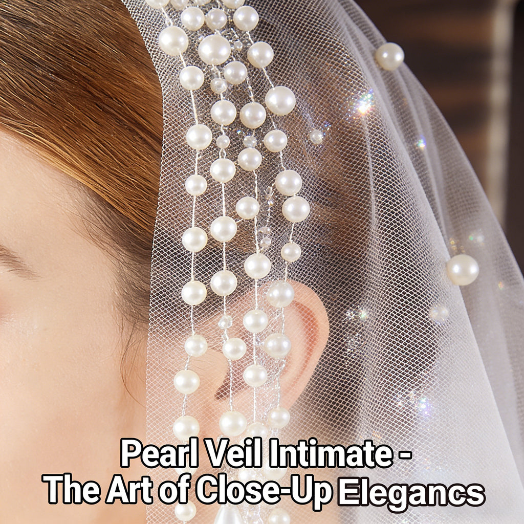 Wedding Veil for Women - Short Lace Bridal Veil for Weddings, Bachelorette Parties & Honeymoon 💍👰