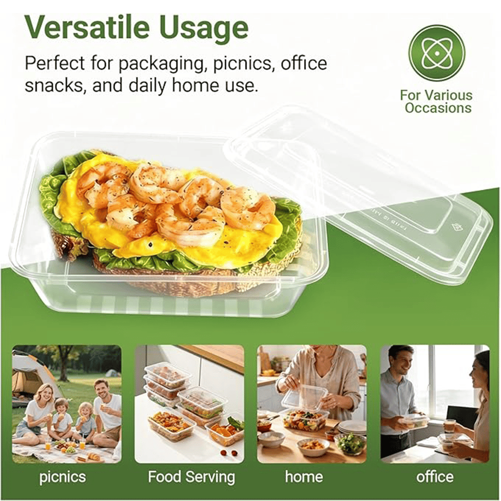 Large Disposable Food Prep Con