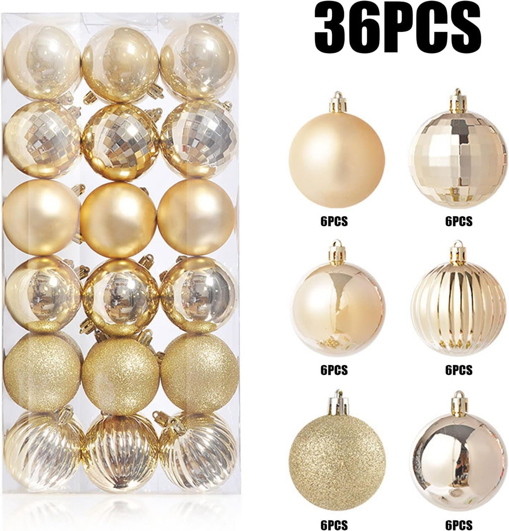 36 adornos de bola de Navidad