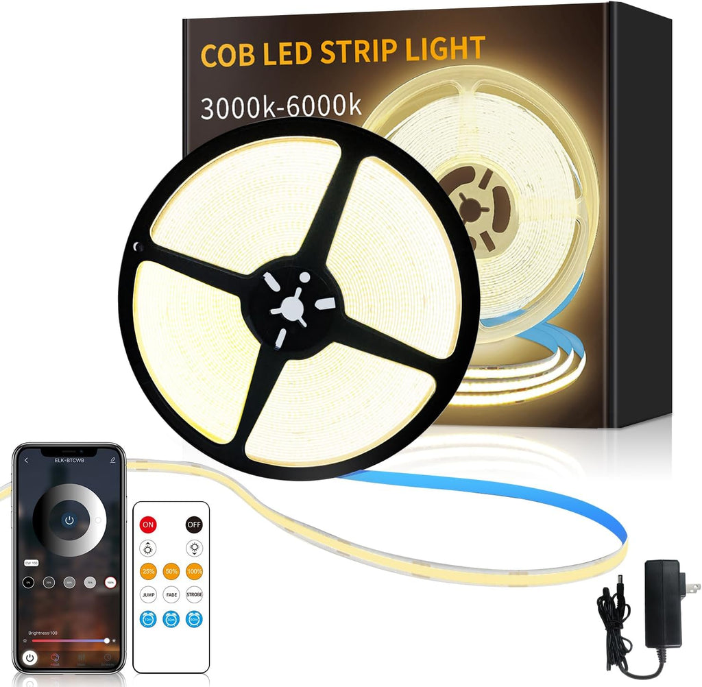 LED Strip Lights Dimmable - with Remote & App Control LED Strip Lights
