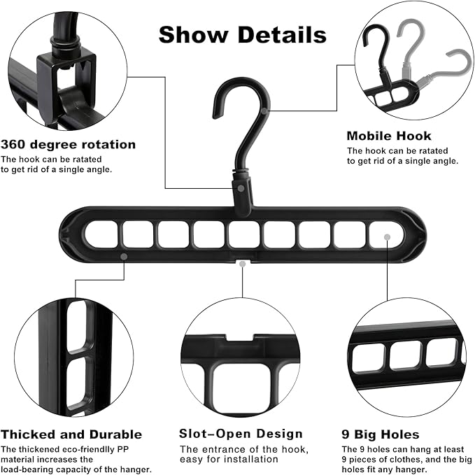 Space-Saving Magic Closet Hangers