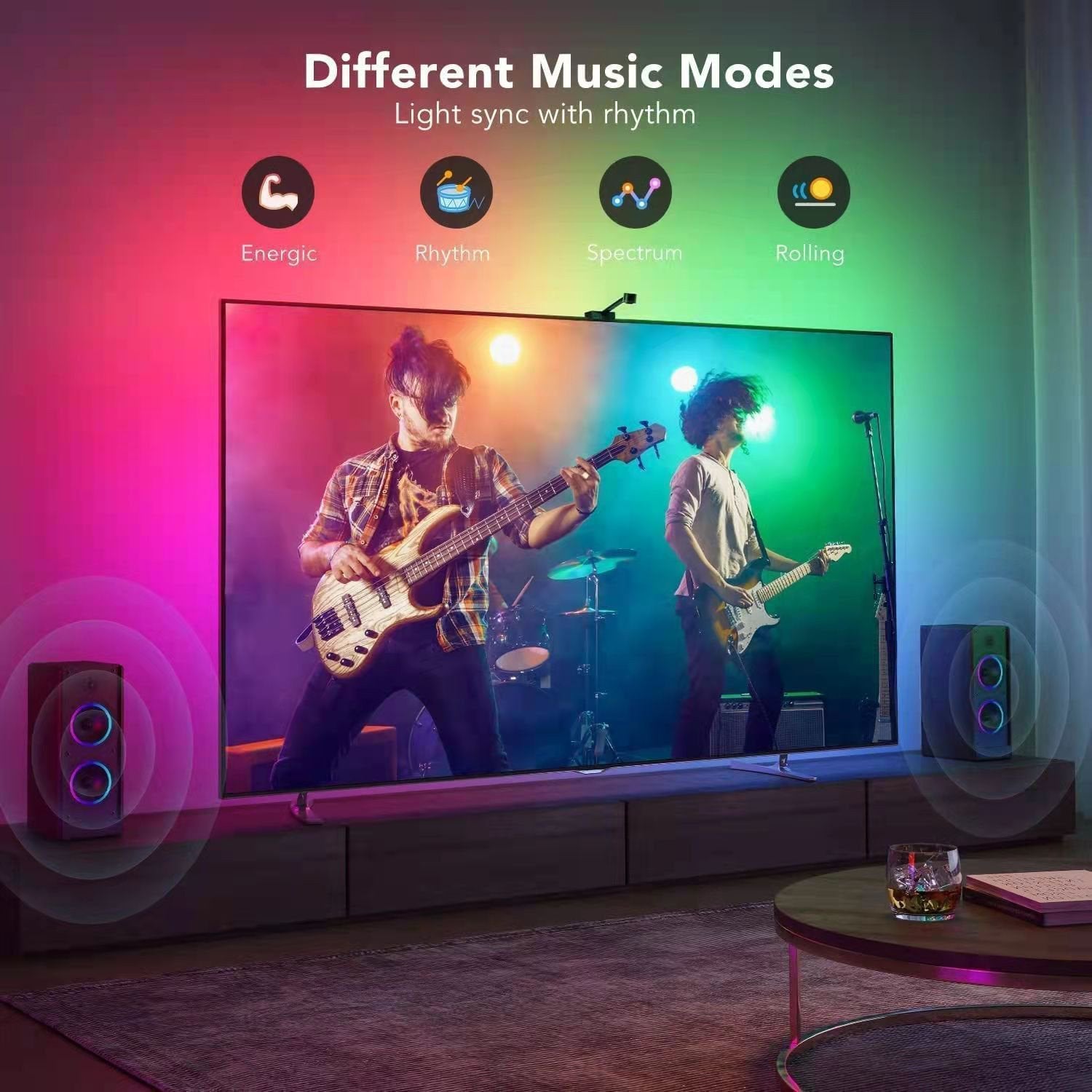 TV Backlight - Color Picker Graffiti Television Screen Synchronous Light Strip