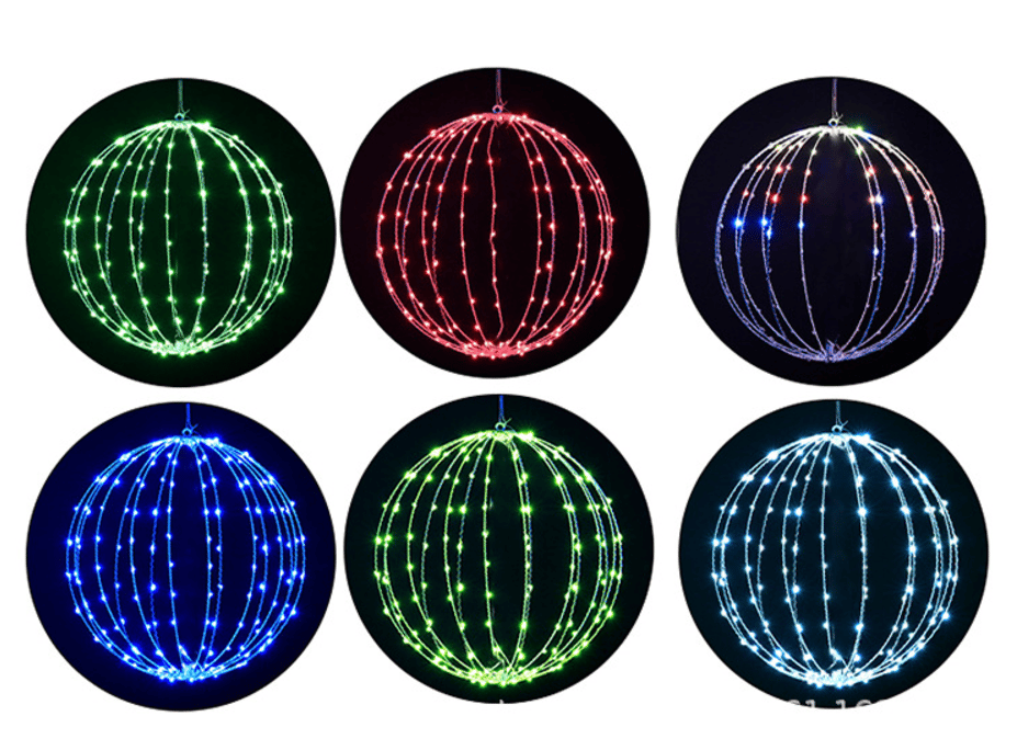 LED Foldable Christmas Light Ball 40cm/15.75 inches
