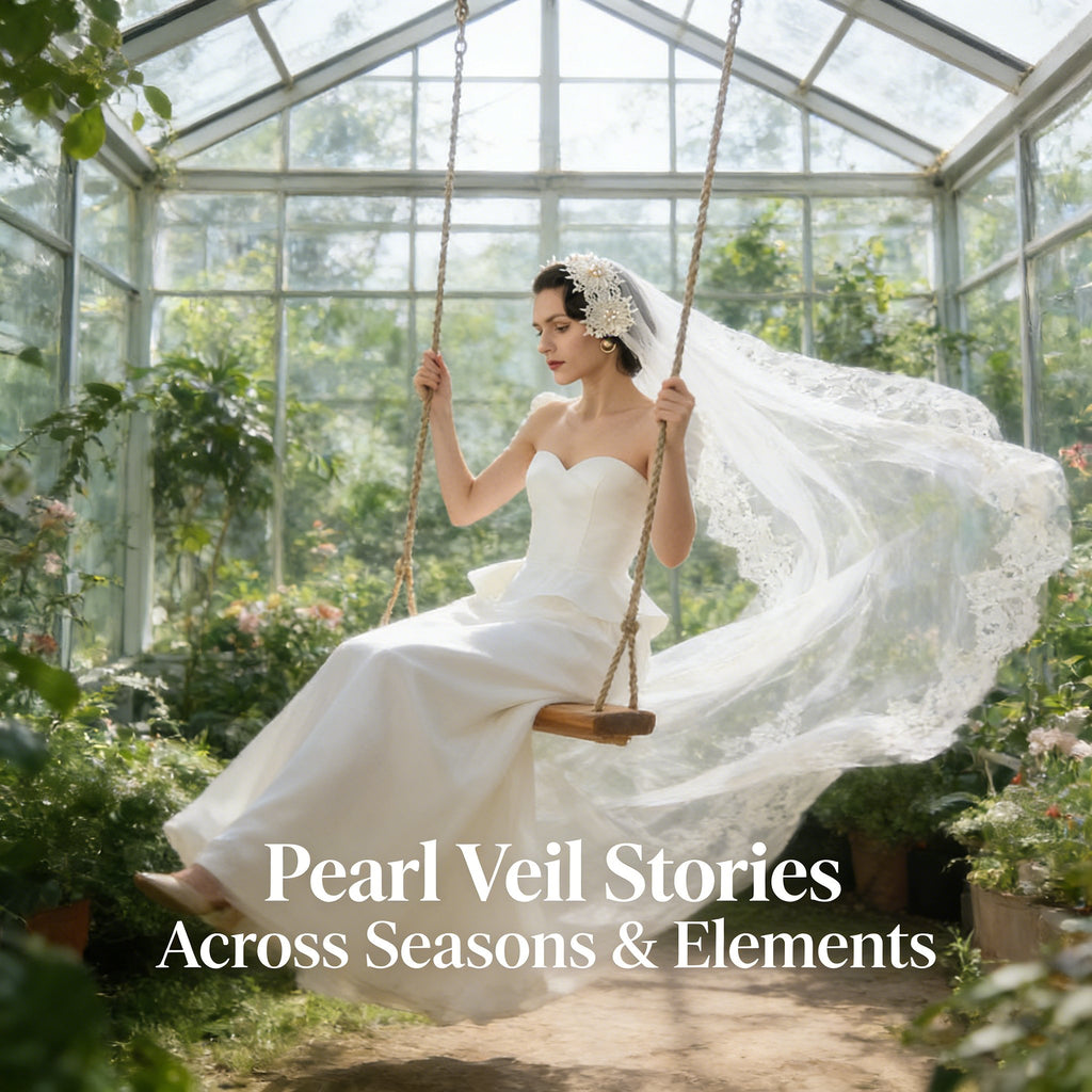 Wedding Veil for Women - Short Lace Bridal Veil for Weddings, Bachelorette Parties & Honeymoon 💍👰