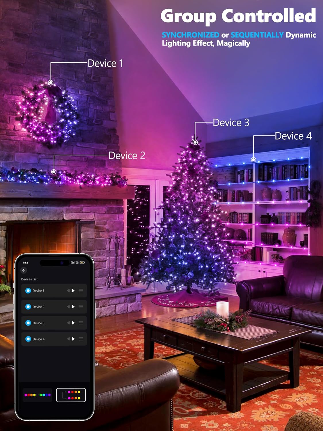 Smart String Lights  [APP & Remote Control]