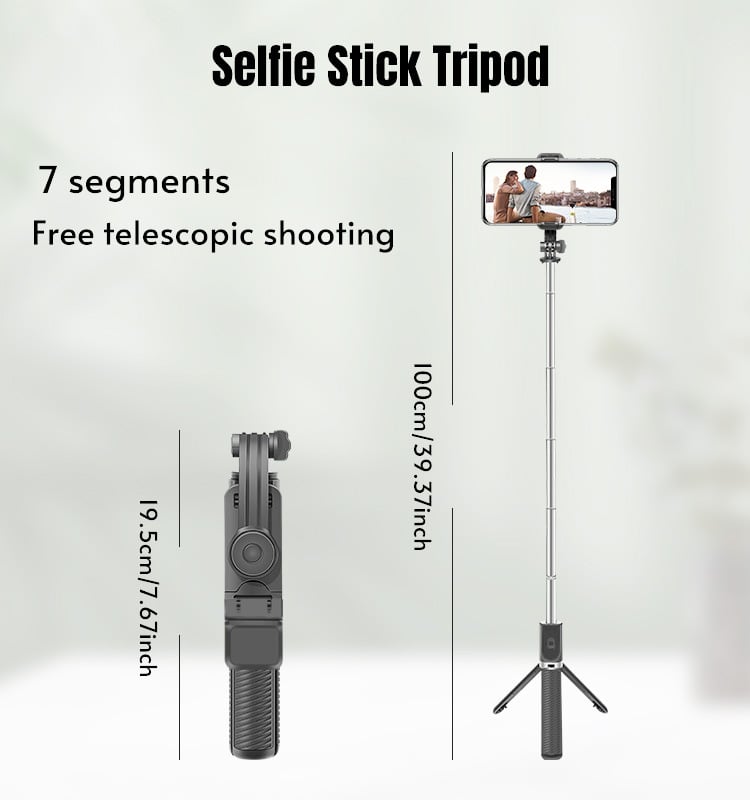 Magnetic Tripod for Mobile Phones - Capture Moments Effortlessly!