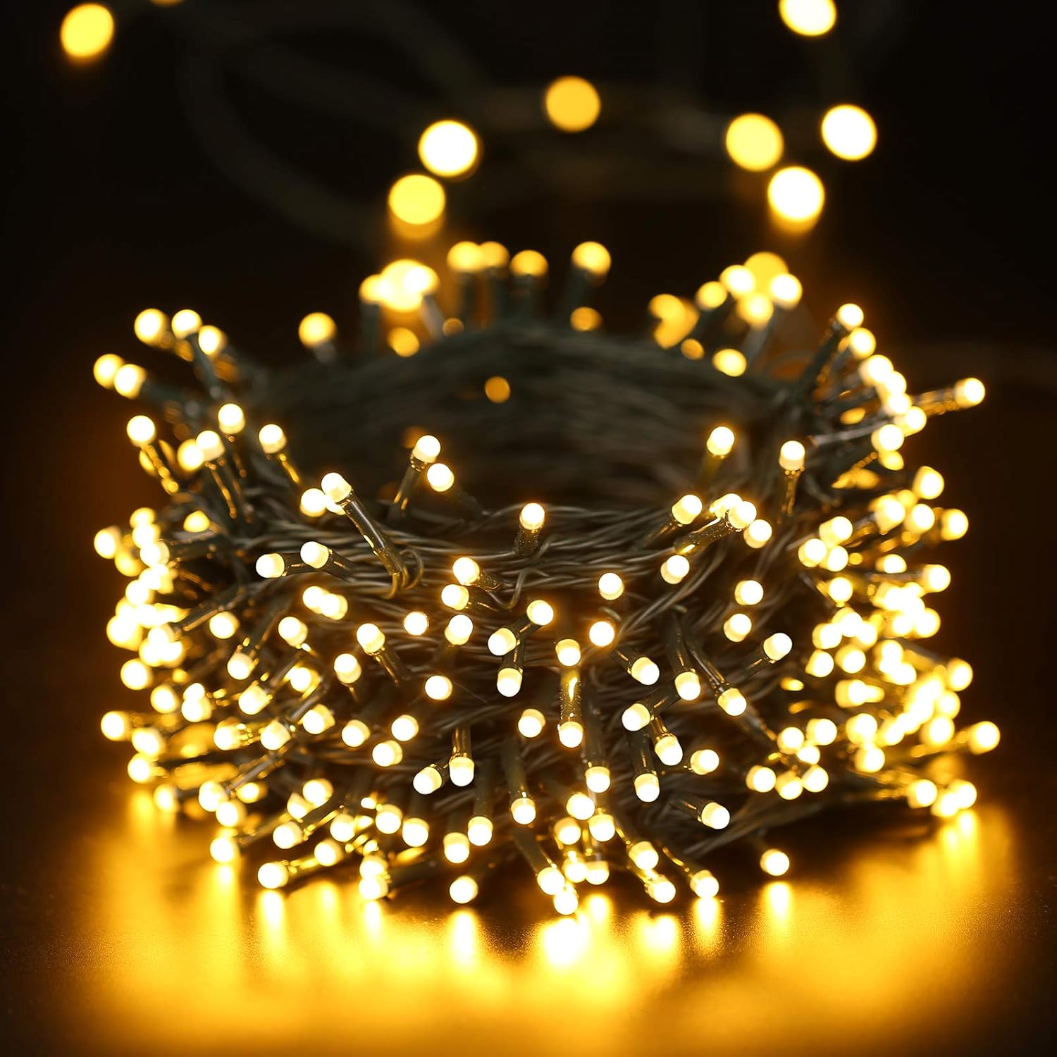 Solar Christmas Lights, 105 ft 300 LED