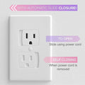 Safety Innovations Self-Closing Babyproof Outlet Covers