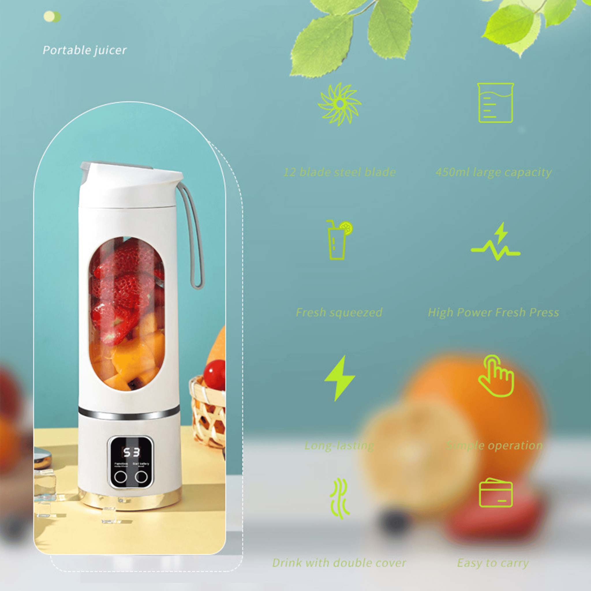 🥤 Portable Blender Cup