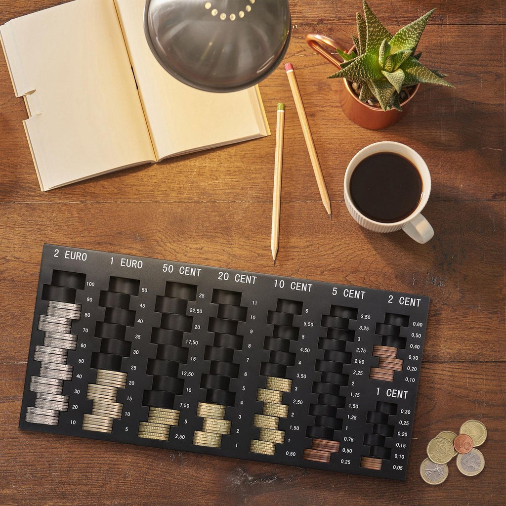Coin Counting Board - for All Euro and Cent Coins