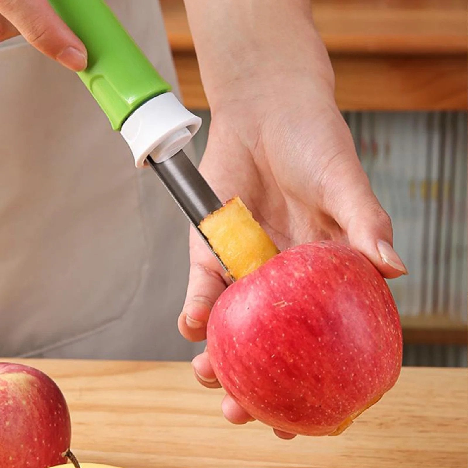 Explore the Ultimate Kitchen Efficiency with Our 2-in-1 Telescopic Fruit and Vegetable Peeler and Corer