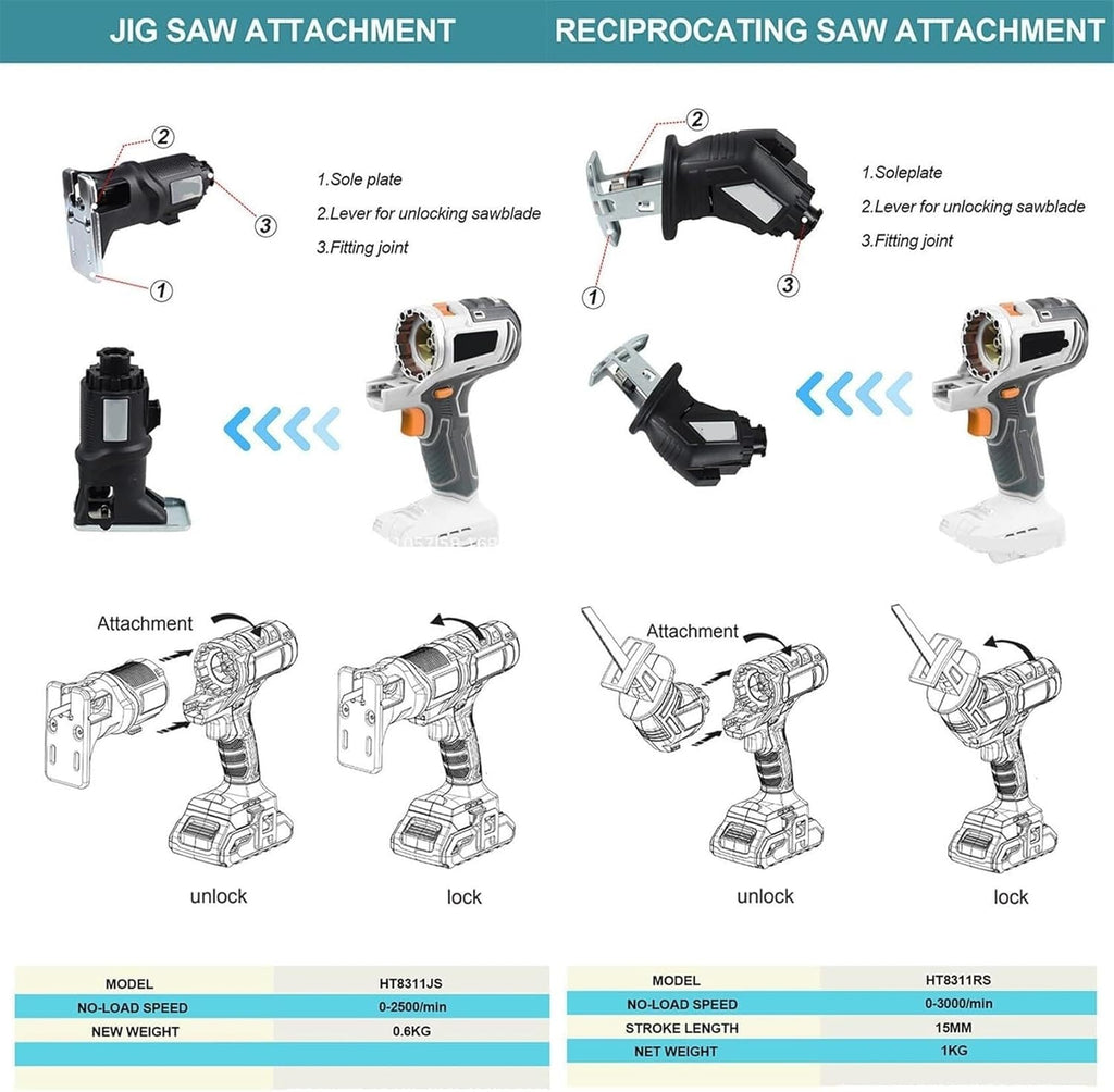 High-Performance Power Drill Set