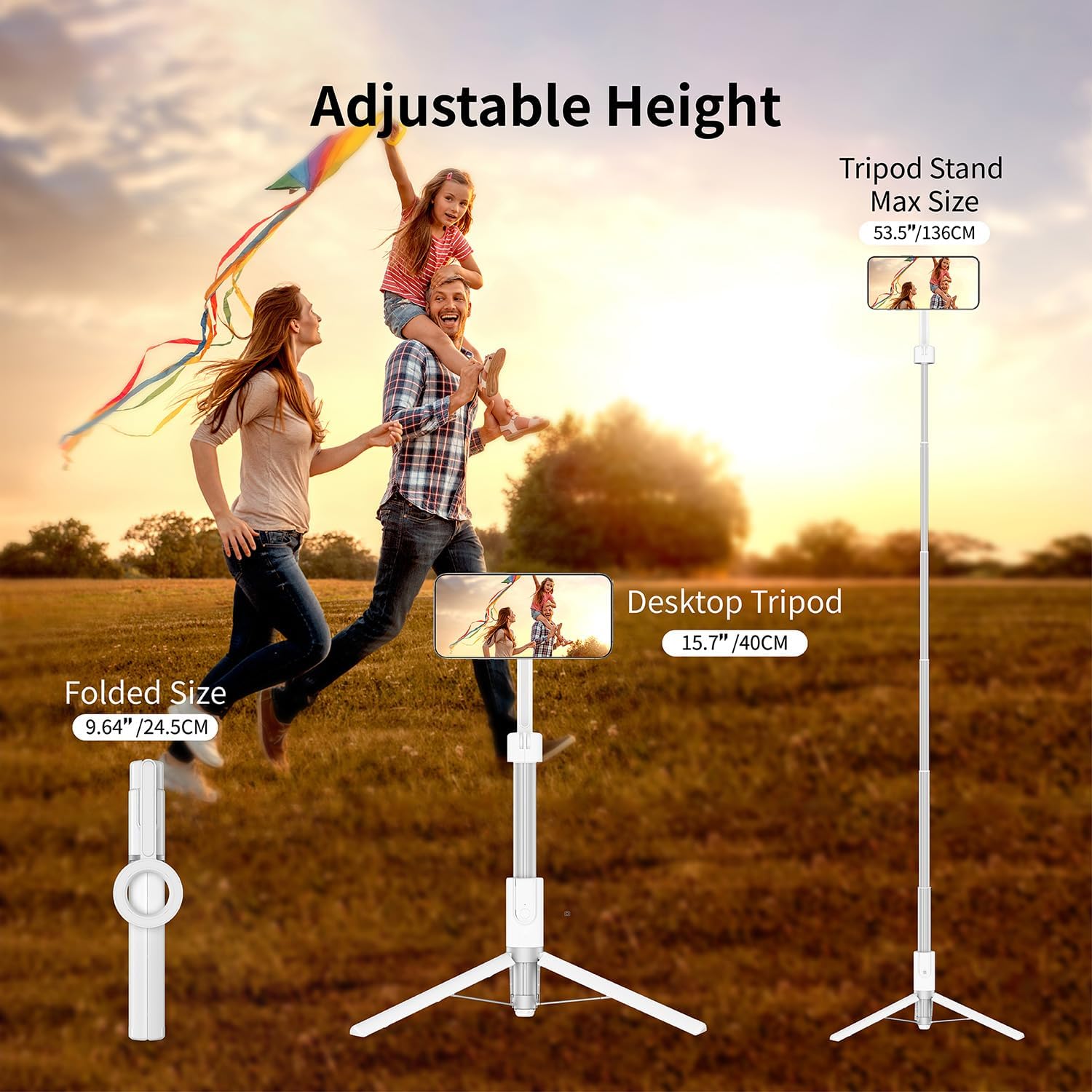 Magnetic Tripod for Mobile Phones - Capture Moments Effortlessly!