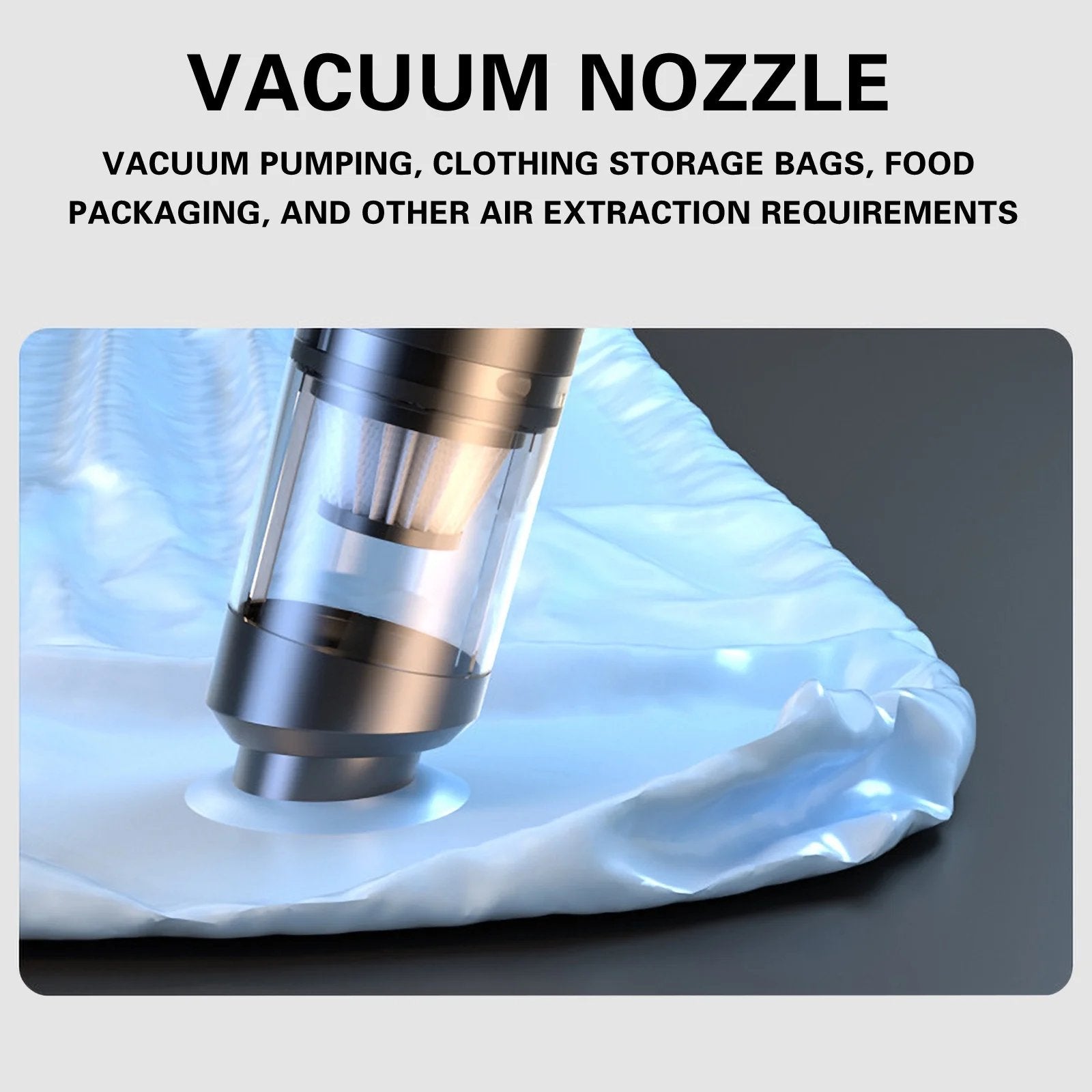 4-in-1 Multi-Function Car Vacuum Cleaner, Portable Air Pump, Wireless Vacuum & Mini Blower