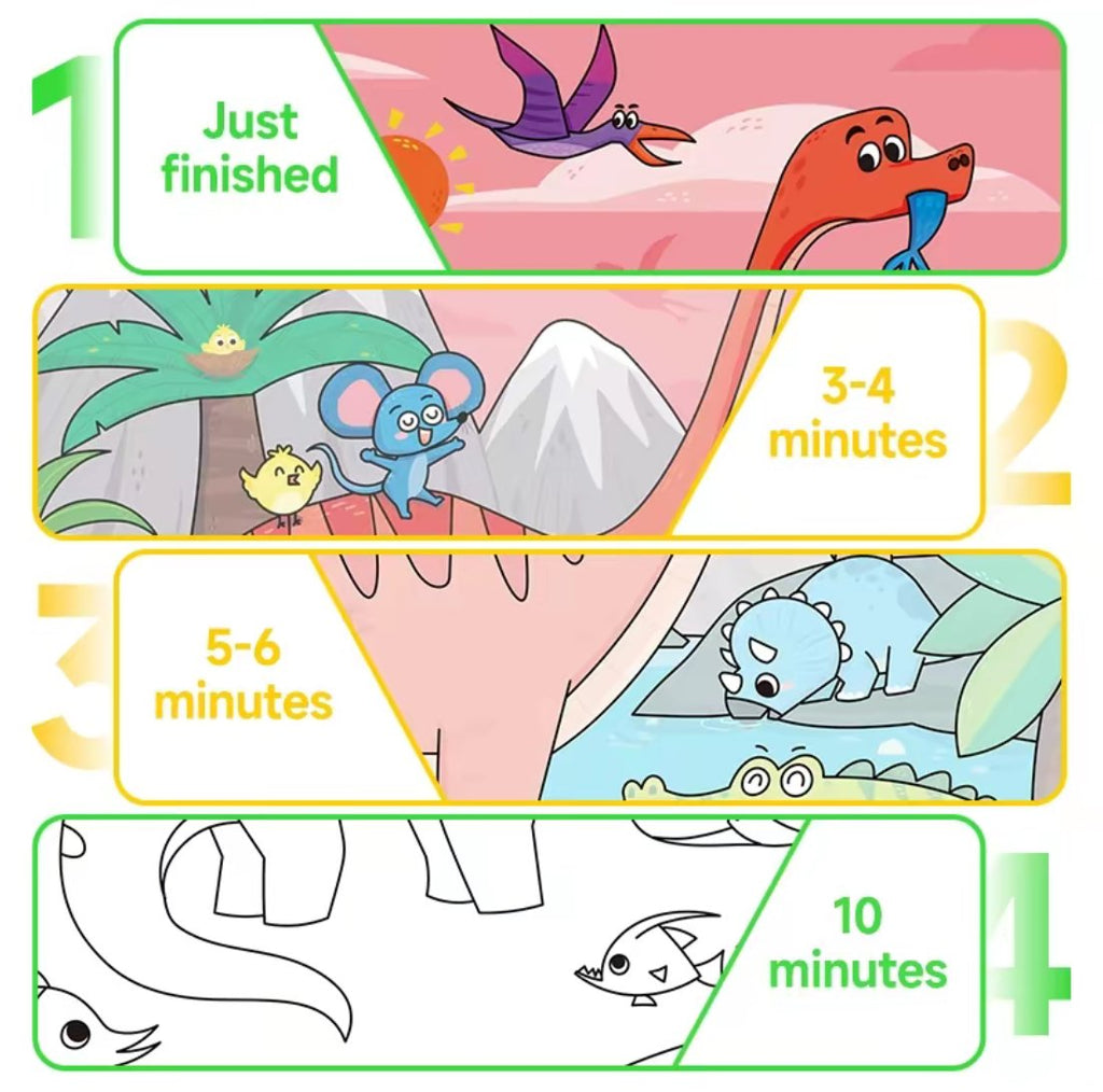 🎨 Toddler Watercolor Coloring & Doodle Book - A Fun, Mess-Free Creative Activity